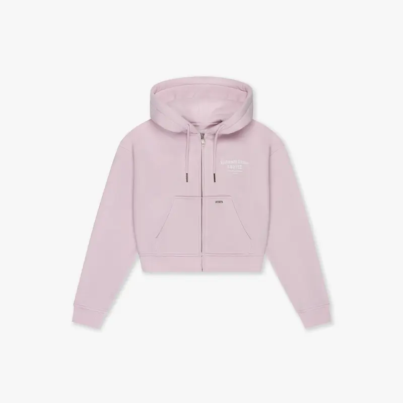 CROYEZ WOMEN FRATERNITÉ ZIP HOODIE | PINK