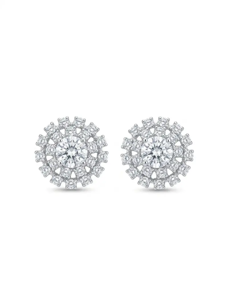 Crystal Daisy Earrings