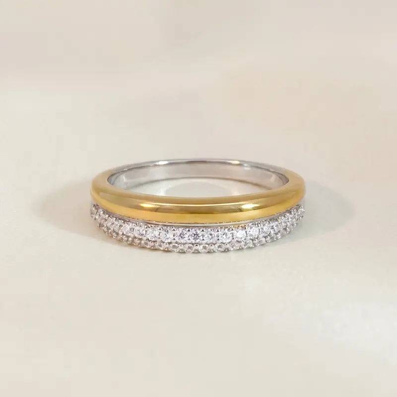 Crystal Duo Ring