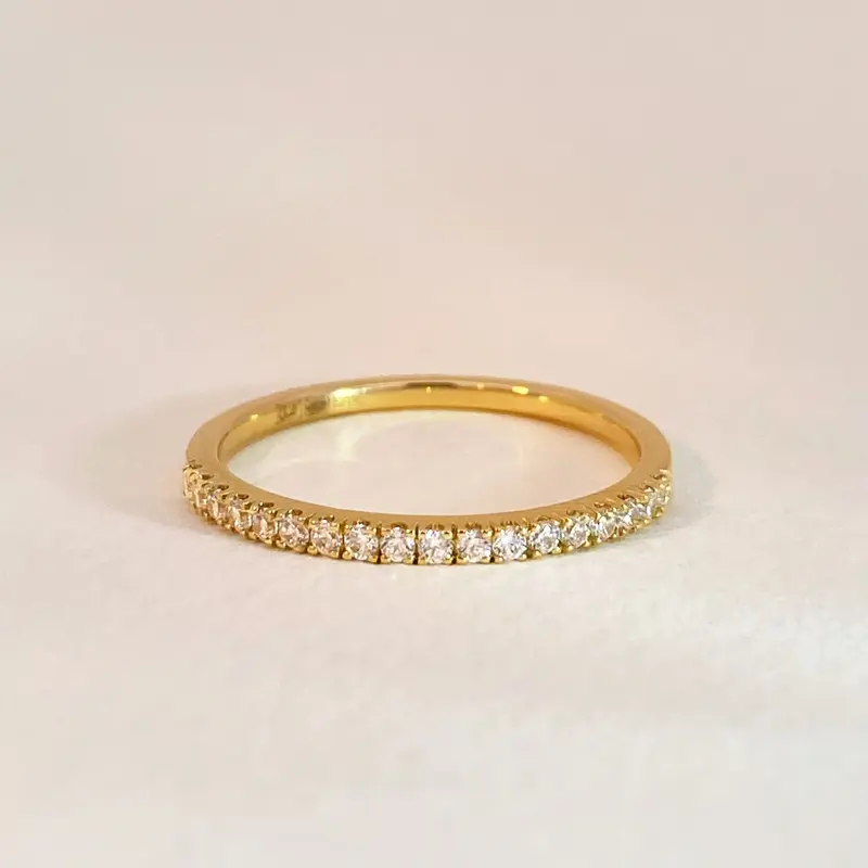Crystal Row Ring