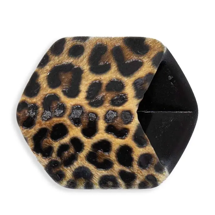 Cube hanger Brown Leopard, reliëf print
