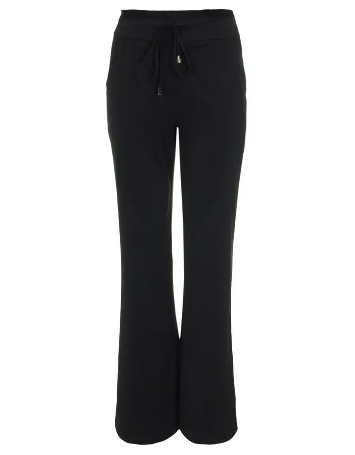 D-Daan - Mi Piace - Travelstof Broek - Zwart - 202136