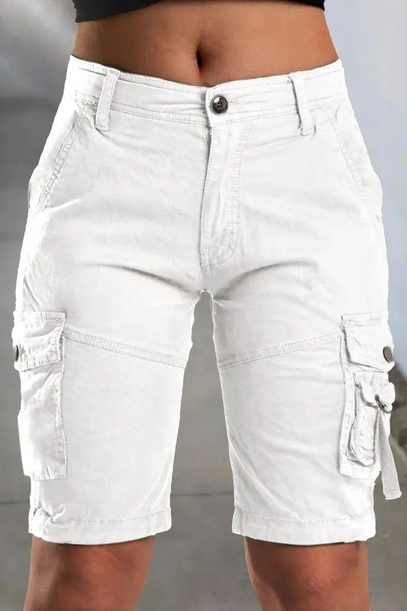 Damen Cargo-Shorts mit Taschen und Bequemer Passform für den Sommer – Malea