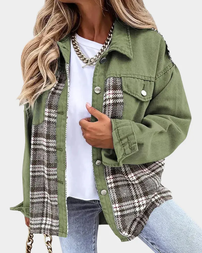 Damen Denimjacke mit herbstlichem Chic – Amélie