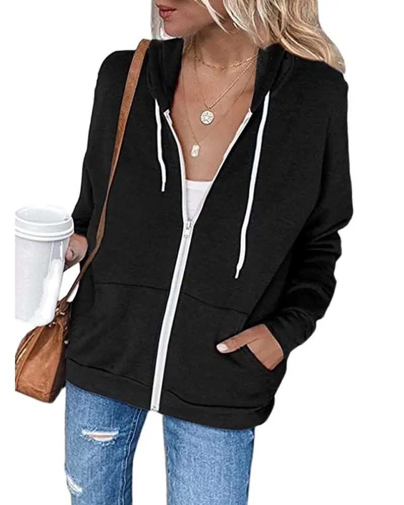 Damen Kapuzenjacke mit Reißverschluss - Mila Herbstedition