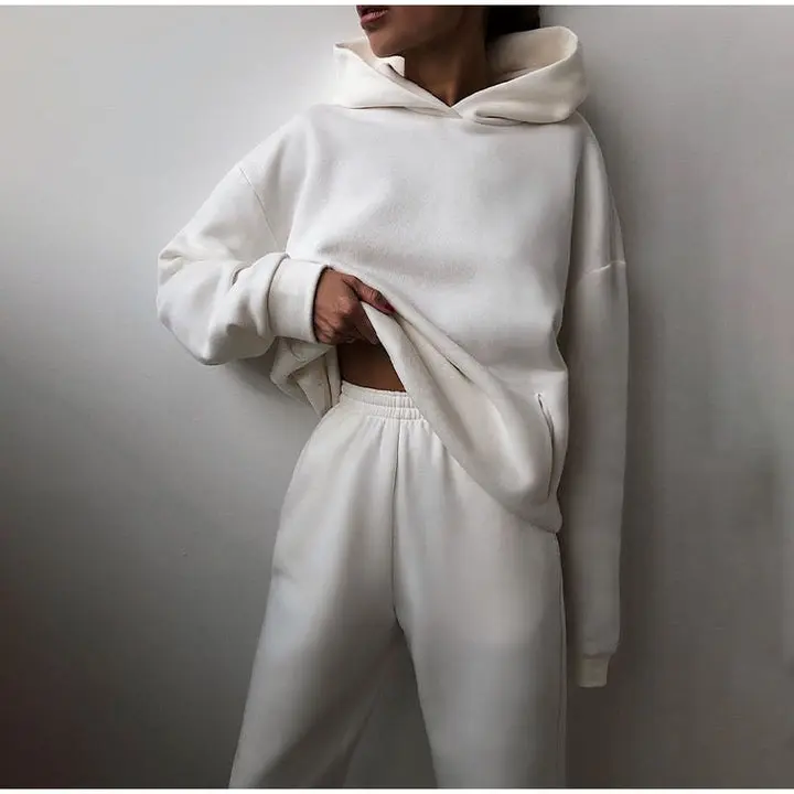 Damen Oversized Lounge Jogging Set – Liv Herbstedition