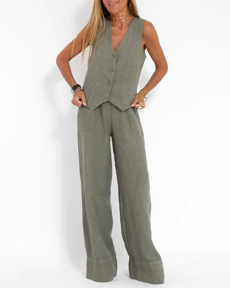 Damen Sommer-Set mit Top und Shorts – Esmee