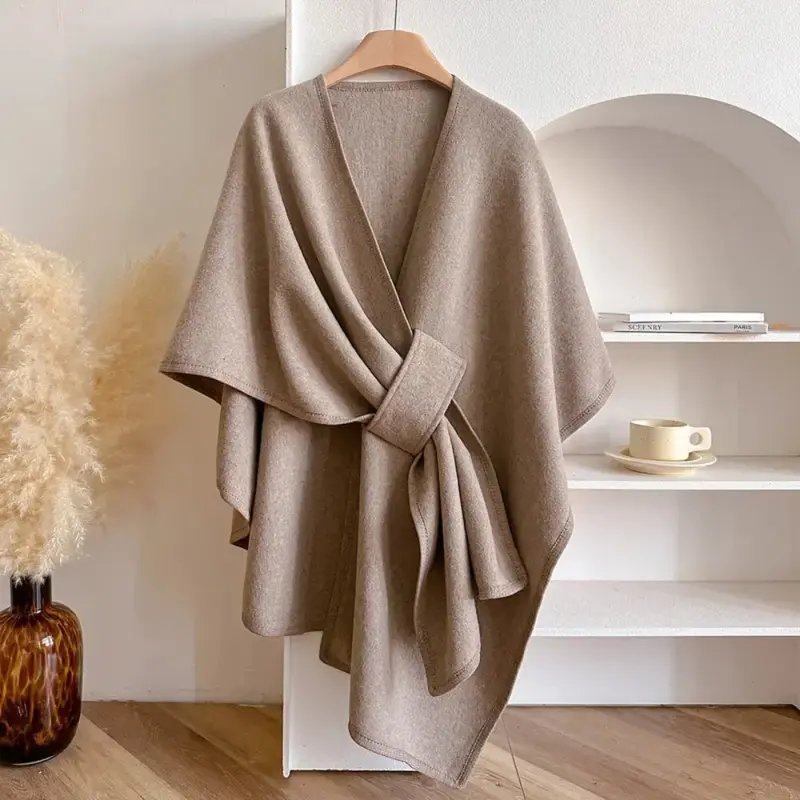 Damen Wickeltuch mit winddichtem Design – Celeste