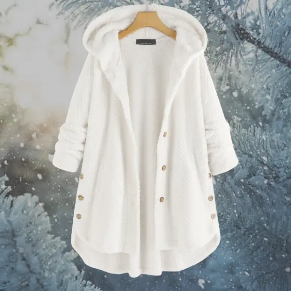 Damen Winter Fleecejacke mit Kapuze - Nova Winterzauber Edition