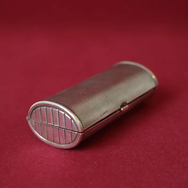 Danish silver cigarette case