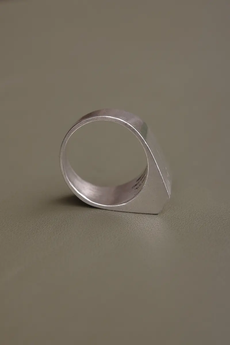 Danish Triangular Silver Ring