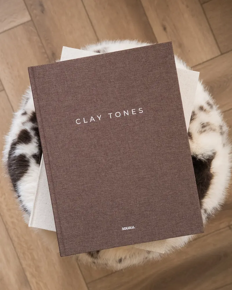 Deco / Opbergboek Clay Tones Linnen