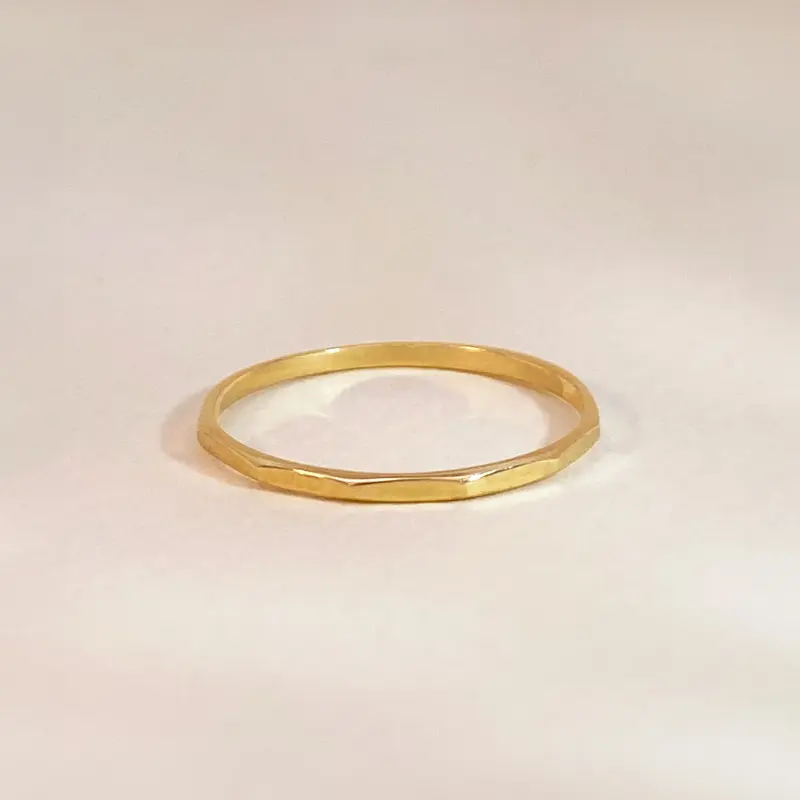 Delicate Angular Ring