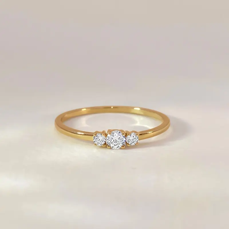 Delicate Trilogy Ring