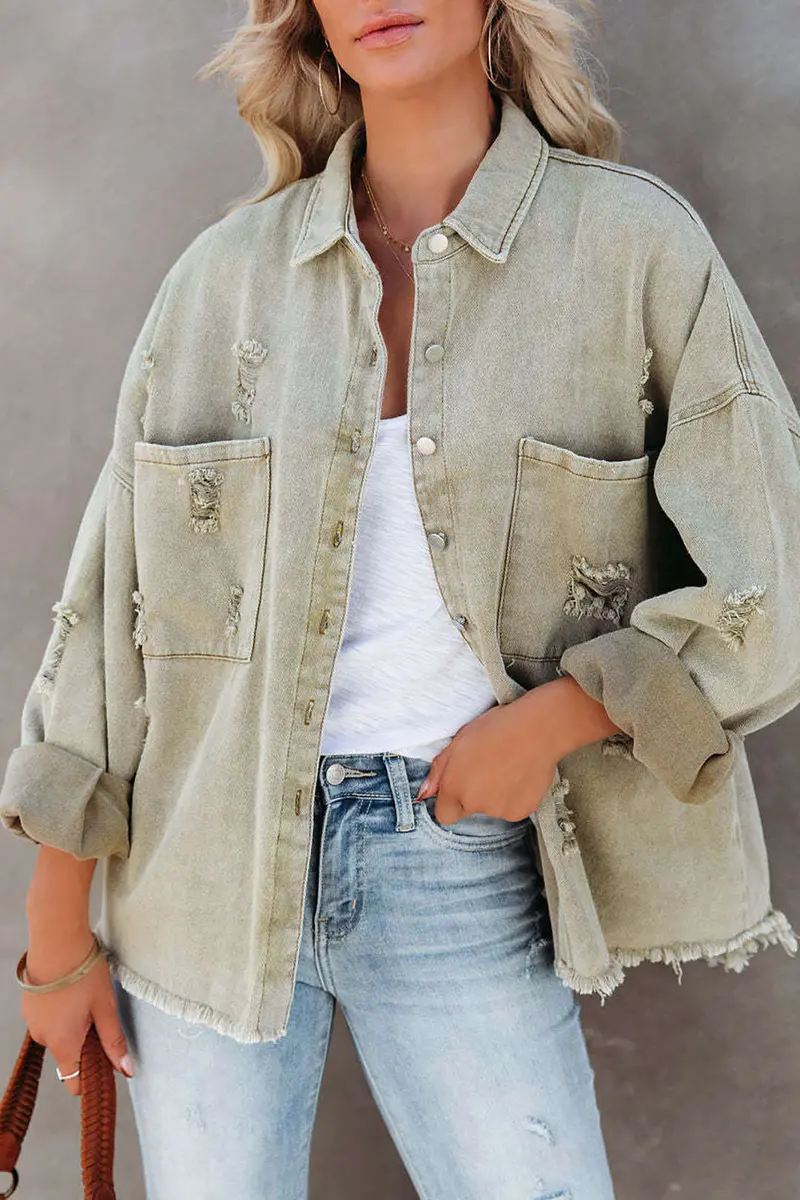 Denimjacke mit herbstlichem Charme – Leona