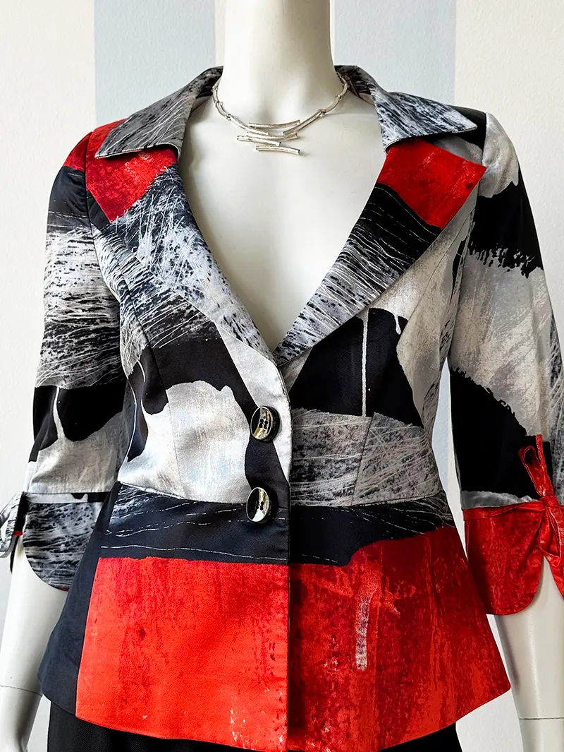 Designer print jasje
