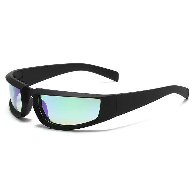 Designer-Sonnenbrille im Punk-Stil für Sommer 2025