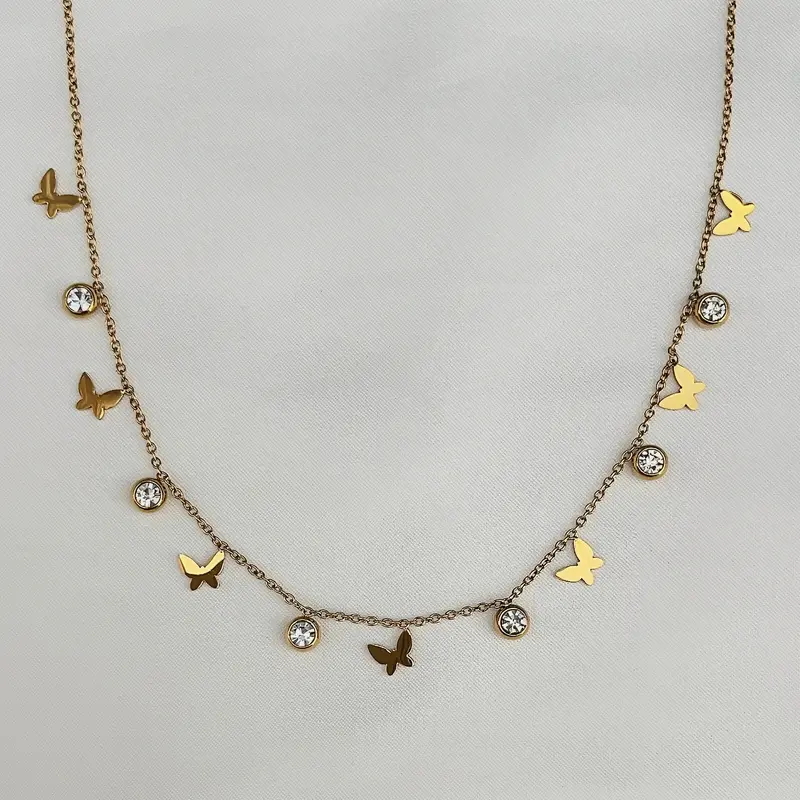 Diamond Butterfly | Ketting