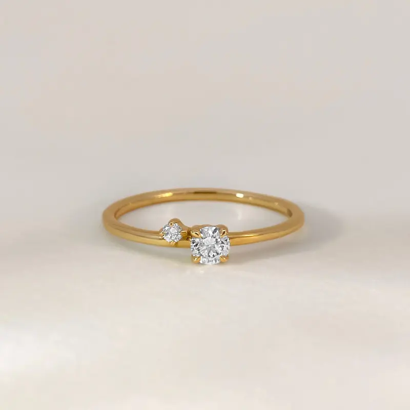 Diamond Duo Ring