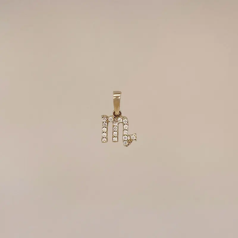 Diamond Star Sign Charm