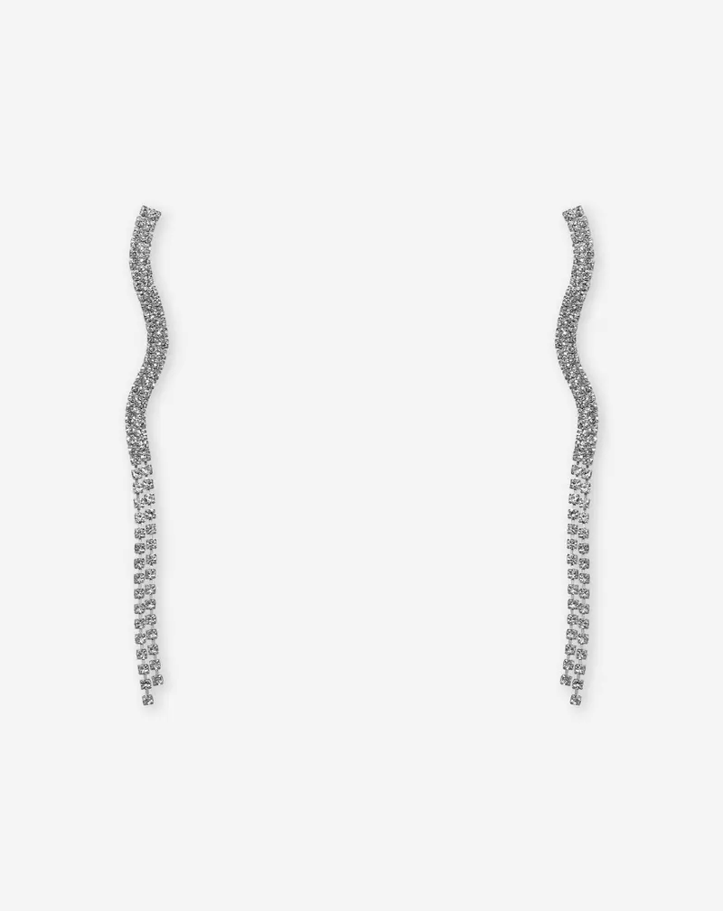 DIAMOND SWIRL EARRINGS