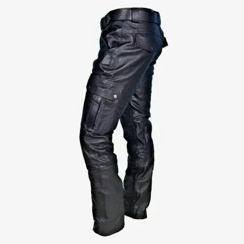 Diego Lederne Motorrad-Hose – Herbstlicher Stil und Funktionalität für den modernen Motorradfahrer