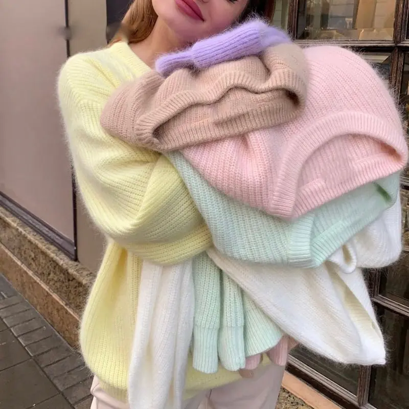 Diniekes Winterpullover I Kuscheliger Pullover für Frauen