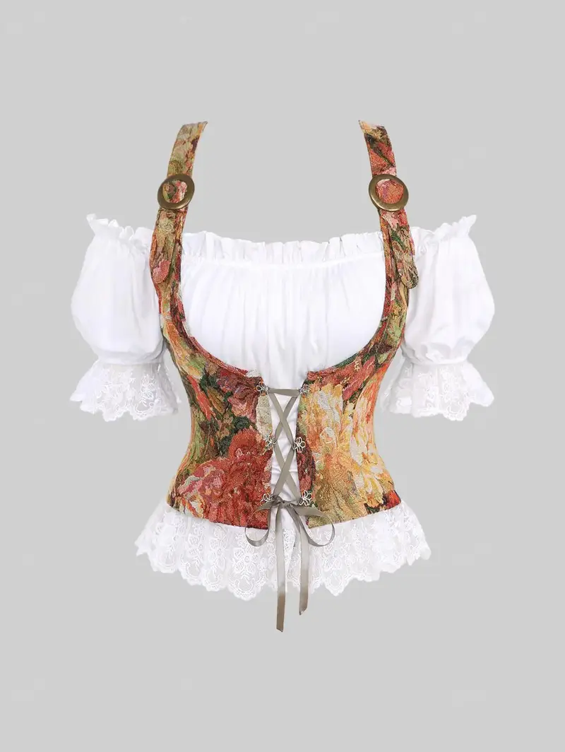Dirndl-Bluse Adelheid S-5XL - Oktoberfest 2025