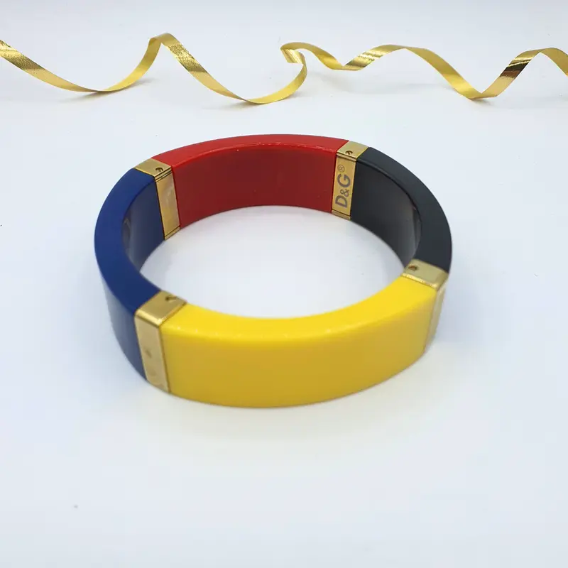 Dolce & Gabbana Bracelet in Geometric Colour Blocks