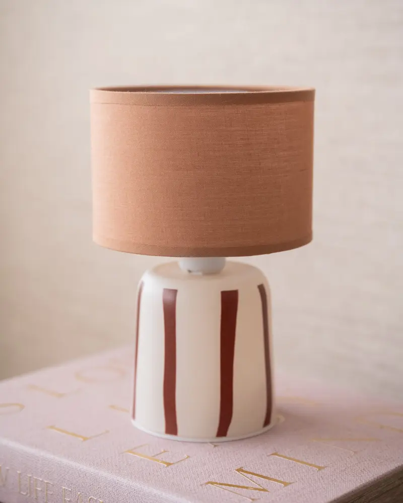 Draadloze Tafellamp Lily Bruin