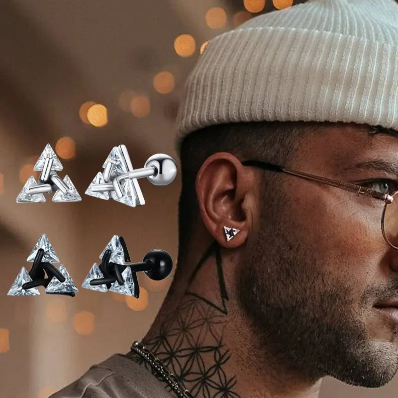 Dreieck | Minimalistische Ohrstecker