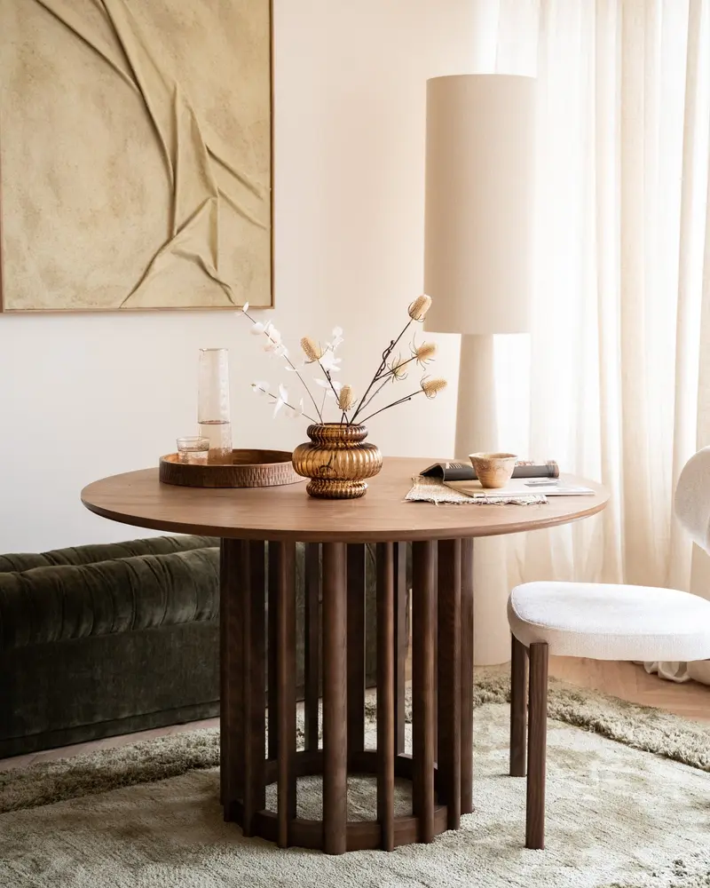 Dutchbone Dining Table Barlet Walnut