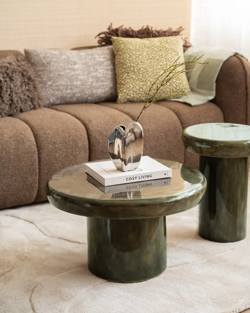 Dutchbone Salontafel Muna Groen 60cm
