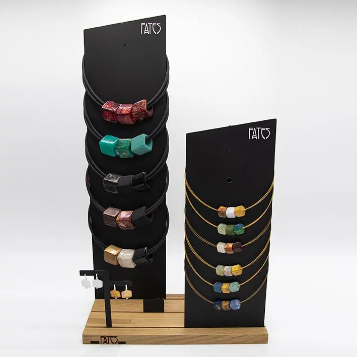 Duurzame Displayset  - Multi rails, Zwart -