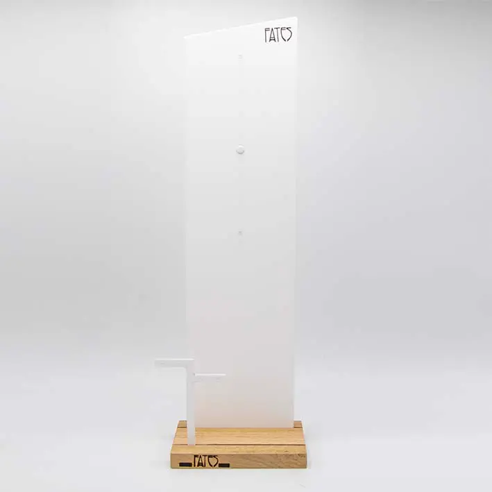 Duurzame displayset  - X Large met oorbellen standaard, Wit -