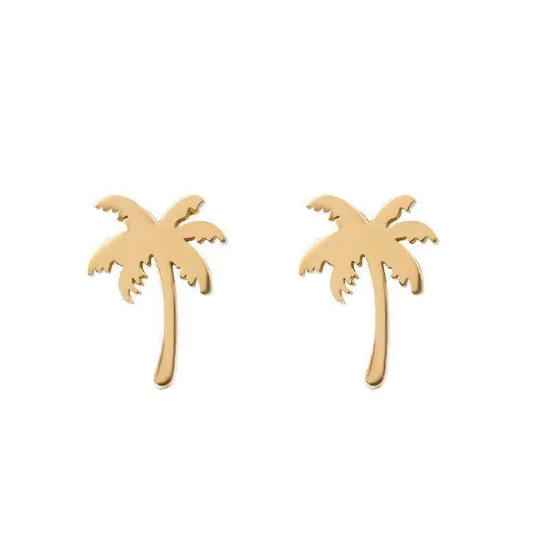 Ear studs palm tree - iXXXi - Oorbellen
