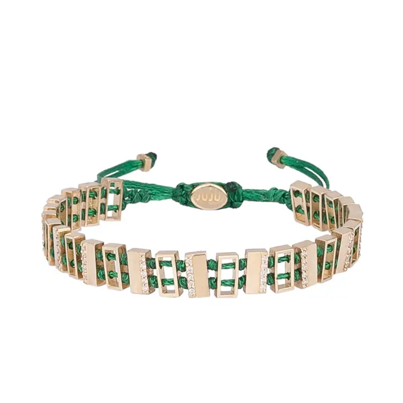 Eerste dag van de zomer gouden armband met diamanten stenen