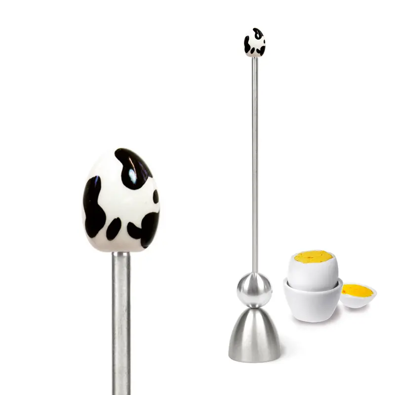 Eiertikker & Ei Opener | Clack Koeienvlekken Keramiek | Take2-Design