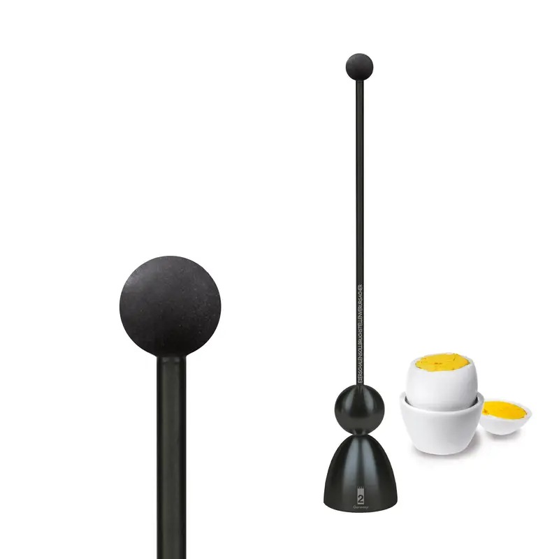 Eiertikker & Ei Opener | Clack Mat Zwart | Take2-Design