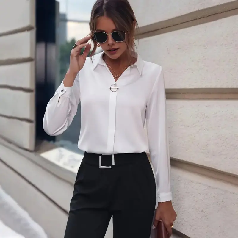 Elegante Chiffonbluse für Damen – Amélie