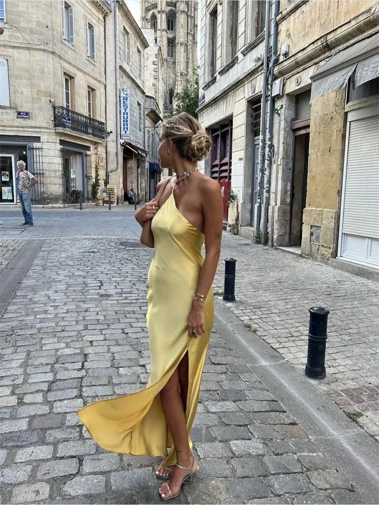 Elegantes Gelbes Sommerkleid – Juliette