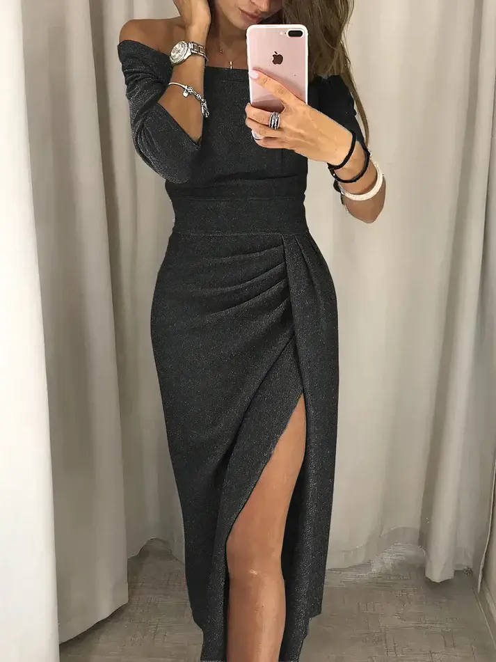 Elegantes Herbst-Bryony-Kleid | Perfekt für jede Gelegenheit