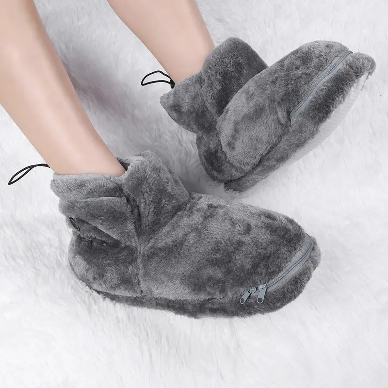 Elektrische USB-Pantoffeln mit Plüschfutter – WarmFeet
