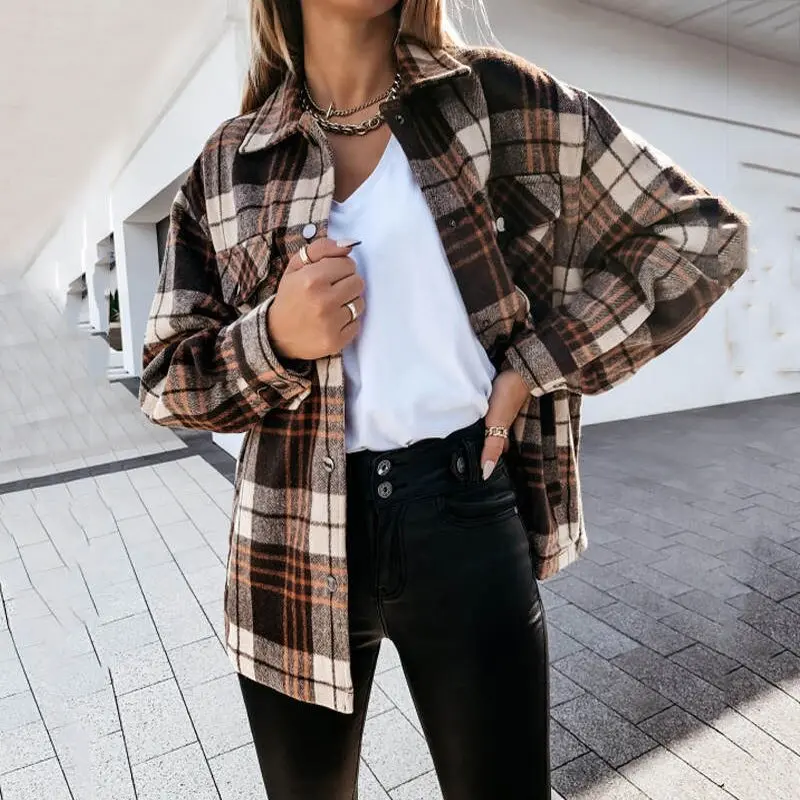 EllasVest I Herbstliche Flanelljacke für Frauen