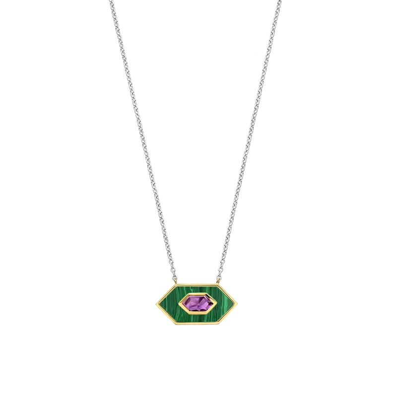 Emerald Cosmic Necklace