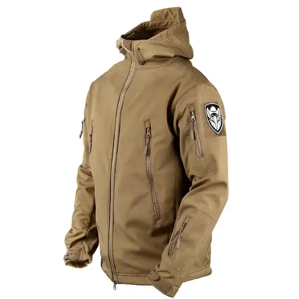 Engelbert Herren Herbst Softshell Militärjacke