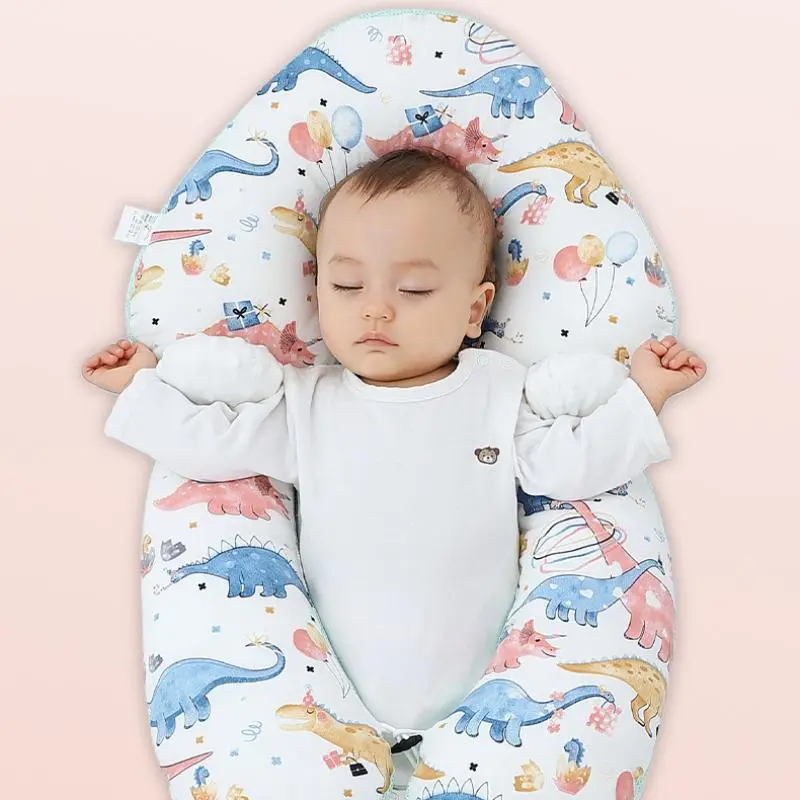 Ergonomisches Babykissen aus Baumwolle für sicheren und bequemen Schlaf