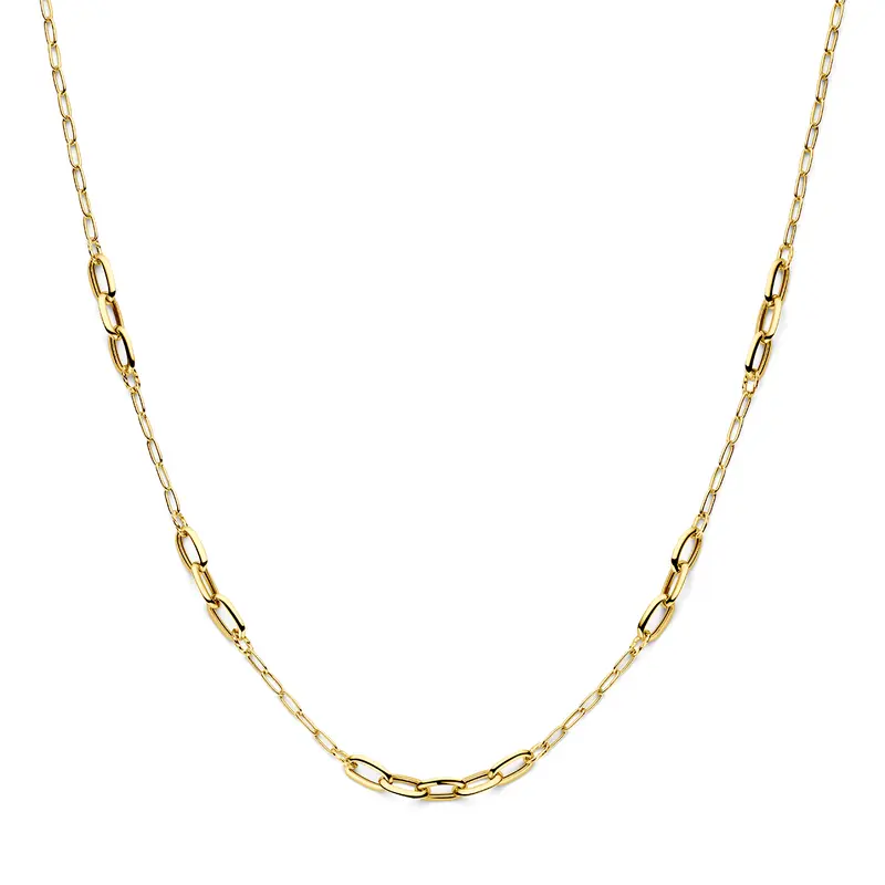 'Estellise' 14 karaat gouden fantasieschakelketting