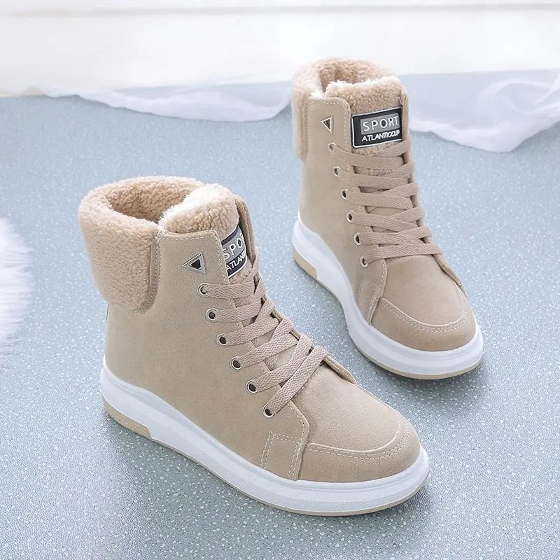 EvelienBoots I Winter-Schneestiefel mit warmem Futter für Frauen