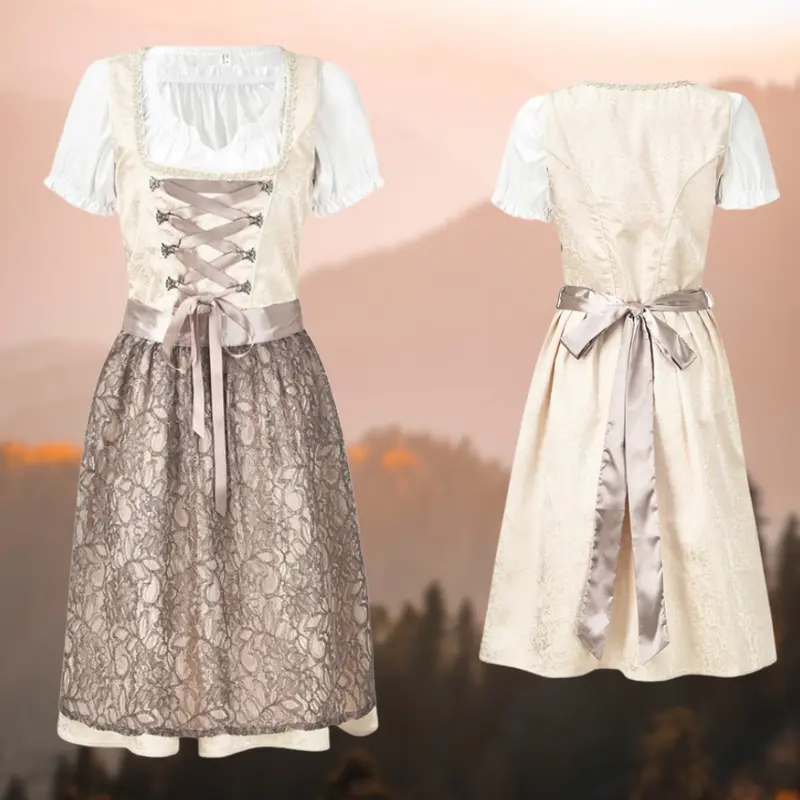 Exklusive Damen-Tracht mit Schürze und Bluse - Herbstzauber von EdelTrachten